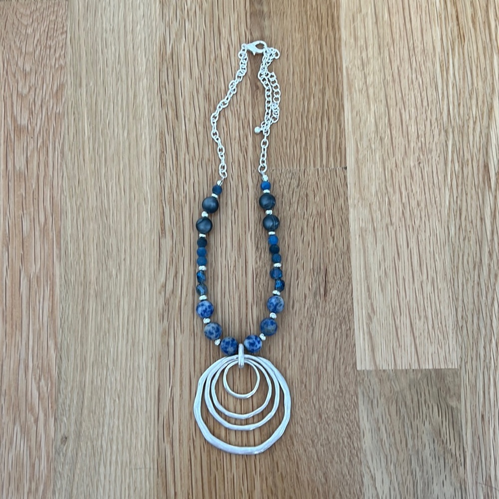 Pretty blue Boho necklace!